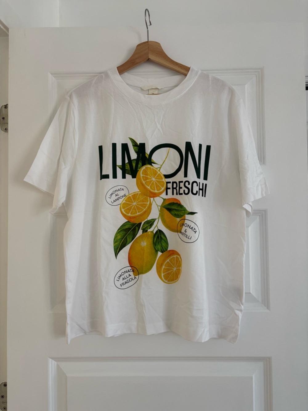 H&M White Classic Crewneck Tee